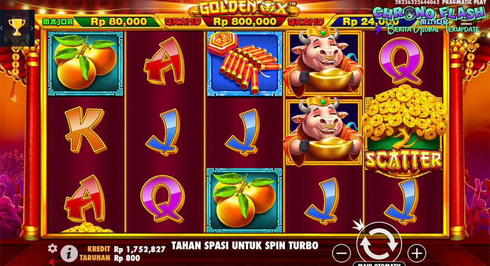 Jackpot Seru dengan Slot Golden Ox Link Alternatif Slot Dana Terpercaya