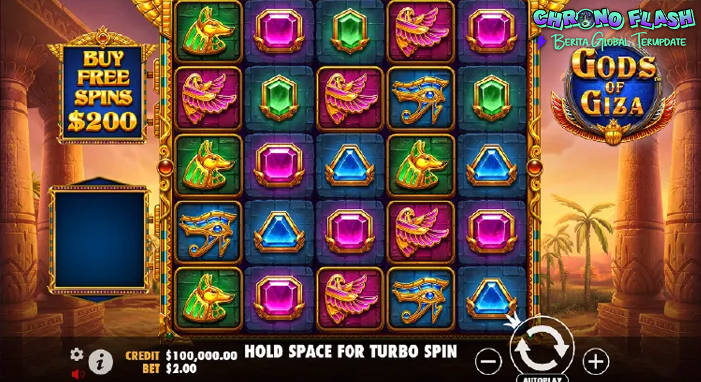 Gods of Giza di Slot Online RUBY8000 Siap Panen Seru!