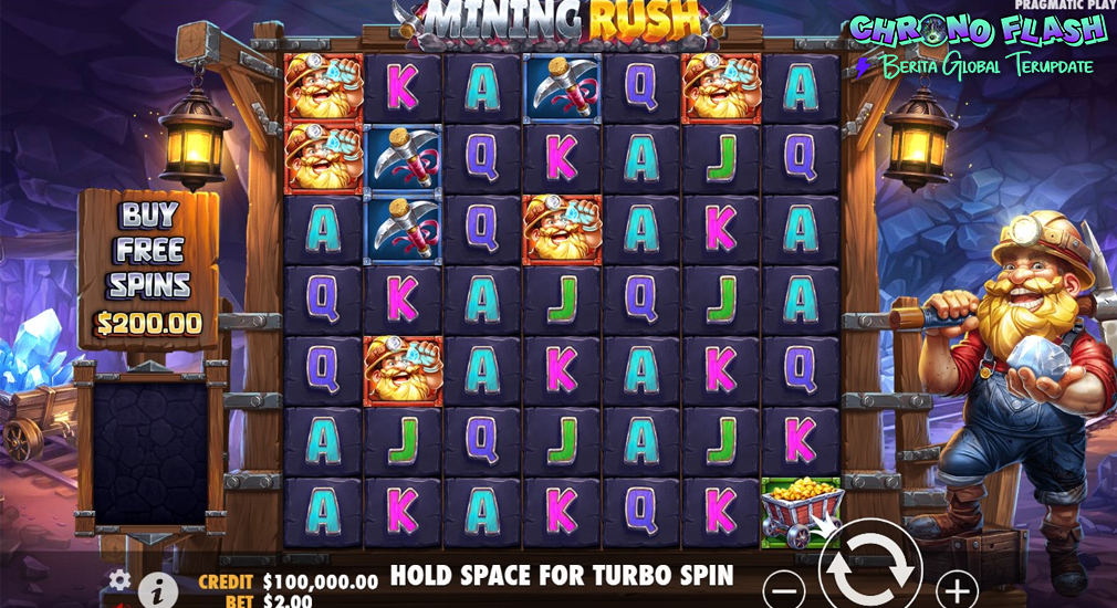 Daftar VIP RUBY8000 Teknik Pencahayaan Mining Rush di Tanah