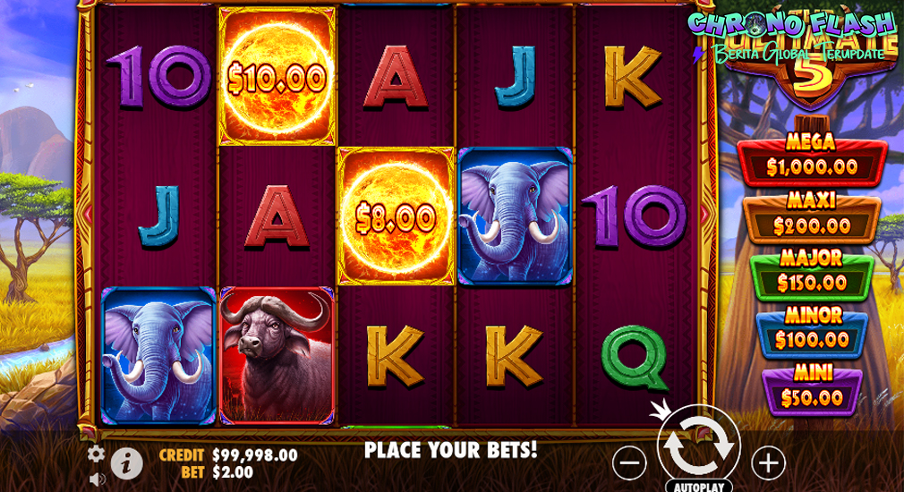 Slot RTP Tinggi The Ultimate 5 Multiplier WILD Terbaik!