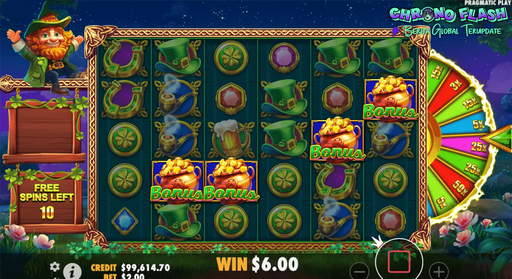 Slot Online Wheel O'Gold Putaran2 Emas Berhadiah Fantastis!