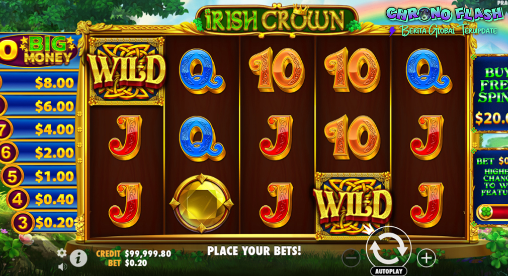 Cnnslot Asli Pesona 10 Mahkota Emas di Fortune Irish Crown