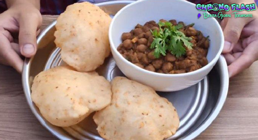Chole Bhature Roti Lembut 99% Kari Kental Penuh Aroma