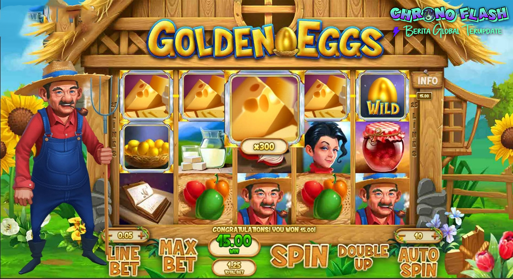 Goldeneggs lucu Mencari 50 Telur di Cnnslot