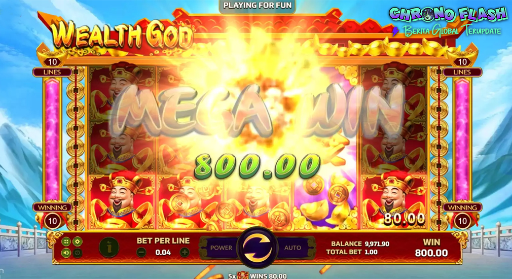 Situs Slot 25 Unggulan dalam Slot Wealth God