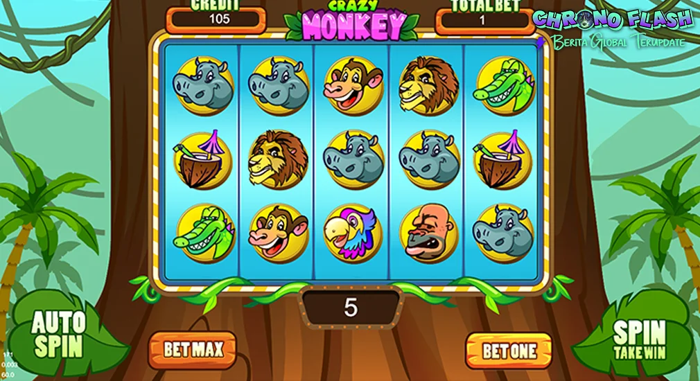 Crazy Monkey Grape Ungu 53 Anggur Edan