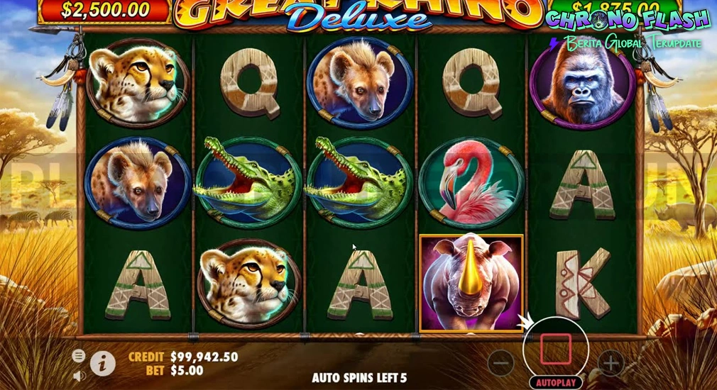 Great Rhino Deluxe Ganti 6 Nasib Seketika